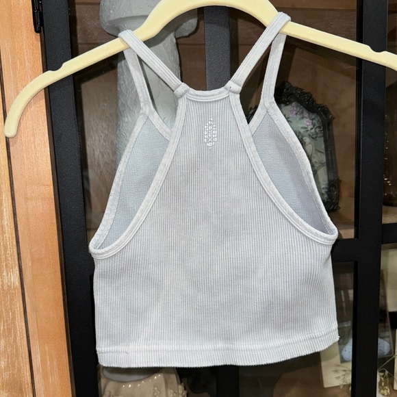 FP Movement Happiness Runs Long Cropped Tank Top ribbed workout sports bra - Picture 1 of 6